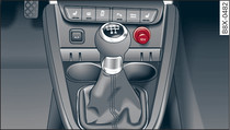 Centre console: Electrical socket